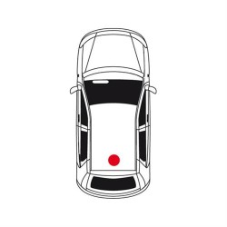 ΚΕΡΑΙΑ ΟΡΟΦΗΣ ΜΑΥΡΗ PERSONAL 30cm Φ5mm ΜΕ ΚΑΛΩΔΙΟ (PEUGEOT)