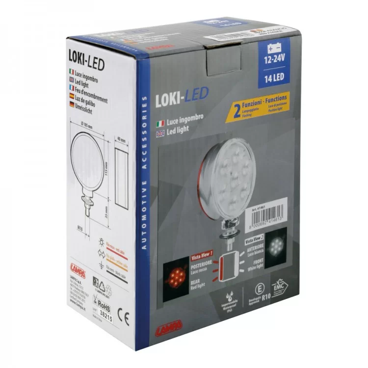 ΦΩΣ ΘΕΣΕΩΣ / ΒΟΗΘΗΤΙΚΟ ΦΩΣ ΦΟΡΤΗΓΟΥ 24V 14LED ΚΟΚΚΙΝΟ/ΛΕΥΚΟ 2ΧΡΗΣΕΩΝ LOKI-LED 105x115mm 1ΤΕΜ. ΦΩΣ ΘΕΣΕΩΣ / ΒΟΗΘΗΤΙΚΟ ΦΩΣ ΦΟΡΤΗΓΟΥ 24V 14LED ΚΟΚΚΙΝΟ/ΛΕΥΚΟ 2ΧΡΗΣΕΩΝ LOKI-LED 105x115mm 1ΤΕΜ.