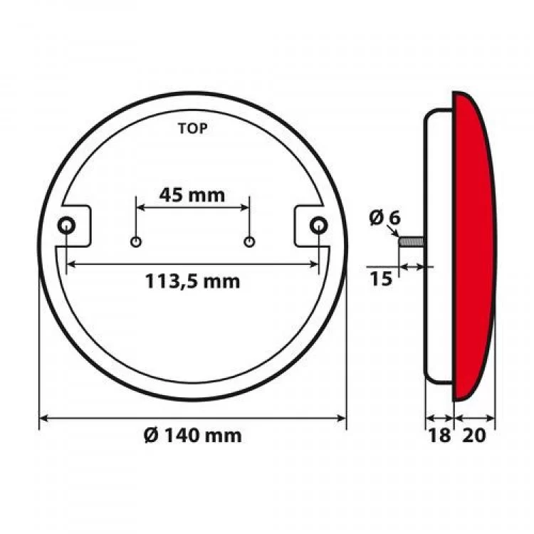 ΦΩΣ ΦΟΡΤΗΓΟΥ ΠΙΣΩ 12/24V 14LED ΚΟΚΚΙΝΟ/ΠΟΡΤΟΚΑΛΙ 3 ΧΡΗΣΕΩΝ ΣΤΡΟΓΓΥΛΟ 140mm 1ΤΕΜ. ΦΩΣ ΦΟΡΤΗΓΟΥ ΠΙΣΩ 12/24V 14LED ΚΟΚΚΙΝΟ/ΠΟΡΤΟΚΑΛΙ 3 ΧΡΗΣΕΩΝ ΣΤΡΟΓΓΥΛΟ 140mm 1ΤΕΜ.