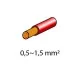 ΦΙΣΑΚΙΑ (ΘΗΛΥΚΑ - ΚΟΚΚΙΝΑ - 6.3 Χ 0.8mm) - 10 ΤΕΜ. ΦΙΣΑΚΙΑ (ΘΗΛΥΚΑ - ΚΟΚΚΙΝΑ - 6.3 Χ 0.8mm) - 10 ΤΕΜ.