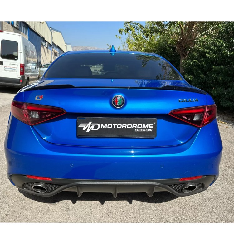 Αεροτομή Πορτ Μπαγκάζ για Alfa Romeo Giulia 2015+ από Πολυουρεθάνη Motordrome Design - 1 τεμ. Αεροτομή Πορτ Μπαγκάζ για Alfa Romeo Giulia 2015+ από Πολυουρεθάνη Motordrome Design - 1 τεμ.