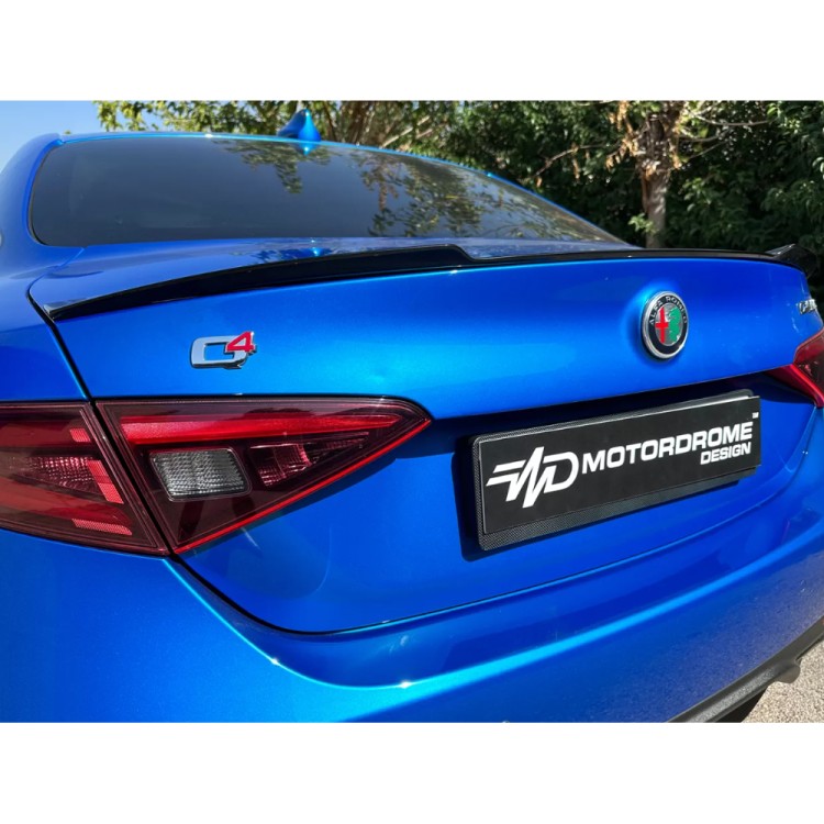 Αεροτομή Πορτ Μπαγκάζ για Alfa Romeo Giulia 2015+ από Πολυουρεθάνη Motordrome Design - 1 τεμ. Αεροτομή Πορτ Μπαγκάζ για Alfa Romeo Giulia 2015+ από Πολυουρεθάνη Motordrome Design - 1 τεμ.