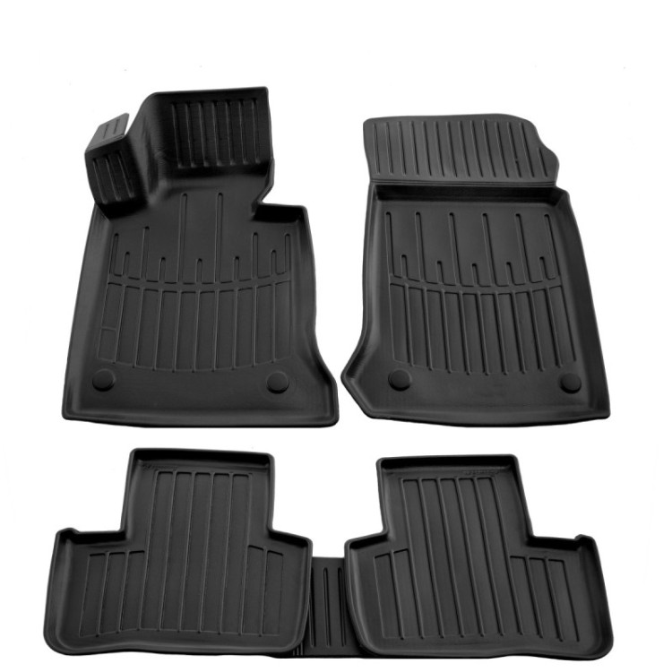 Race Action - Πατάκια Τύπου Σκαφάκια Για Mercedes-Benz GLK-Class (X204) 2008-2015 5πορτο Λάστιχο Σκαφάκια Προστατευτικά Με Κουμπώματα υλικό Λάστιχο για Επιβατικά Αυτοκίνητα - 5 τεμ. (5012035/ST)
