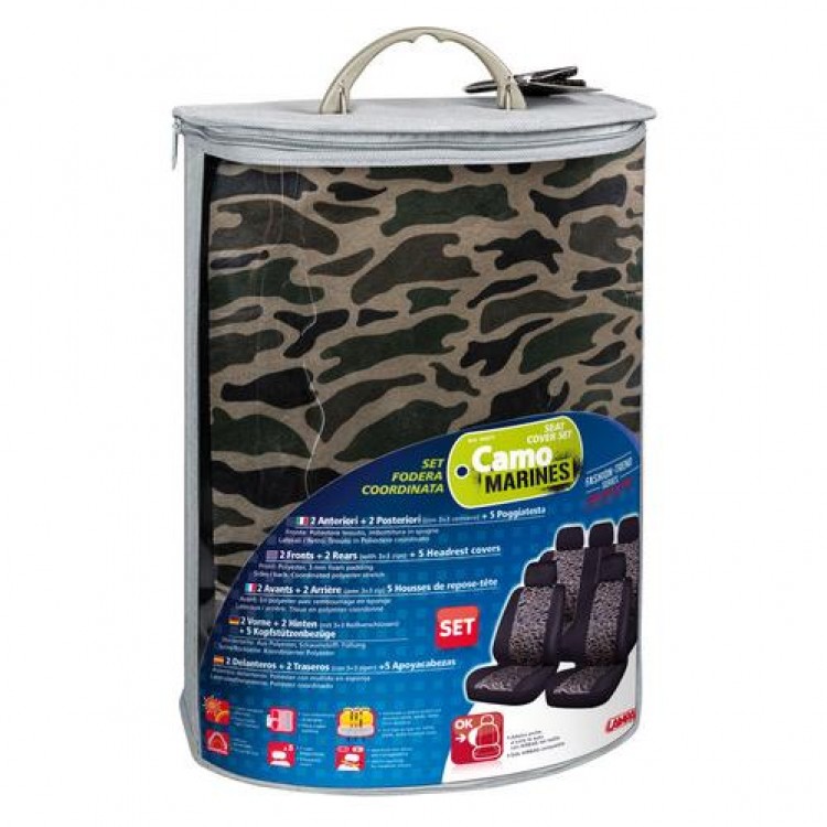 ΚΑΛΥΜΜΑΤΑ ΚΑΘΙΣΜΑΤΩΝ CAMO MARINES FASHION-TREND SERIES ΠΑΡΑΛΛΑΓΗΣ ΣΕΤ ΚΑΛΥΜΜΑΤΑ ΚΑΘΙΣΜΑΤΩΝ CAMO MARINES FASHION-TREND SERIES ΠΑΡΑΛΛΑΓΗΣ ΣΕΤ