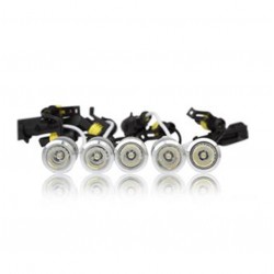 Πρόσθετο DAYLINE  Διεθνή 10LED (2  σειρές X5 LED) HP 12V Ασημί χωρίς πλαίσιο