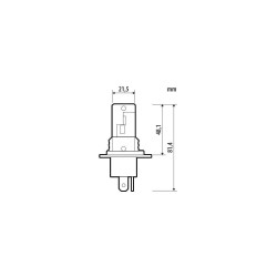 Lampa - LED Λάμπα Αυτοκινήτου Halo Venus Series H4 / H19 12V 21W Quick-Fit – Υψηλής Φωτεινότητας, Fanless Technology - 1 τεμ. (L5767.1)