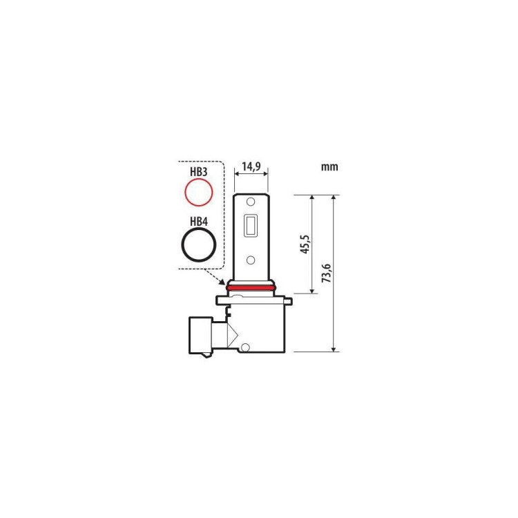 Lampa - LED Λάμπα Αυτοκινήτου Halo Venus Series HB3 / HB4 12V 10W Quick-Fit – Υψηλής Φωτεινότητας, Fanless Technology - 1 τεμ. (L5767.5)