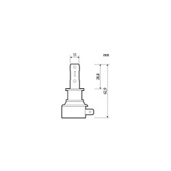 Lampa - Λάμπα H3 12V PK22s 1550/930lm 6500K Halo LED Quick-Fit Hyper Series με Παθητική Ψύξη - 1 Τεμ. (L5768.5)ΤΕΜ