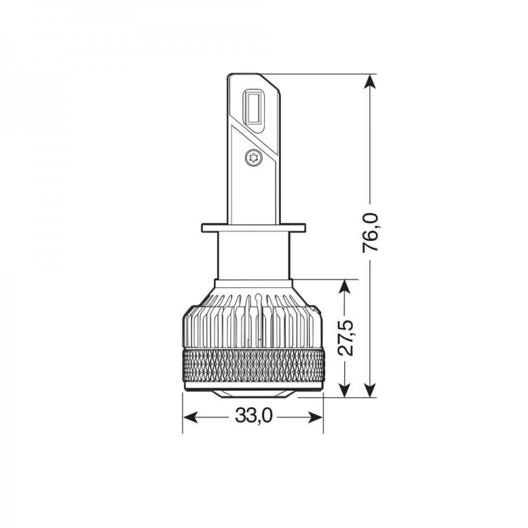 H1 9-32V P14,5s 6.500K 7.200lm 45W HALO LED LIGHTING SERIES 14 G-XP SPECIAL CHIPS LED KIT LAMPA - 2 TEM.