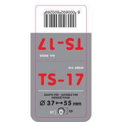 ΑΚΡΟ ΕΞΑΤΜΙΣΗΣ TS-17 S 37-55mm - ΚΟΦΤΟ ΑΚΡΟ ΕΞΑΤΜΙΣΗΣ TS-17 S 37-55mm - ΚΟΦΤΟ