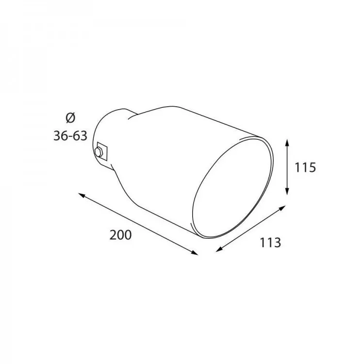 ΑΚΡΟ (ΜΠΟΥΚΑ) ΕΞΑΤΜΙΣΗΣ ΟΒΑΛ TS-79 36>63mm (ΜΗΚΟΣ: 200mm / ΦΑΡΔΟΣ: 113mm ) LAMPA - 1 TEM. ΑΚΡΟ (ΜΠΟΥΚΑ) ΕΞΑΤΜΙΣΗΣ ΟΒΑΛ TS-79 36>63mm (ΜΗΚΟΣ: 200mm / ΦΑΡΔΟΣ: 113mm ) LAMPA - 1 TEM.