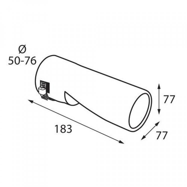 ΑΚΡΟ ΕΞΑΤΜΙΣΗΣ TS-71 50-76mm ΚΟΜΜΕΝΟ ΑΚΡΟ ΕΞΑΤΜΙΣΗΣ TS-71 50-76mm ΚΟΜΜΕΝΟ