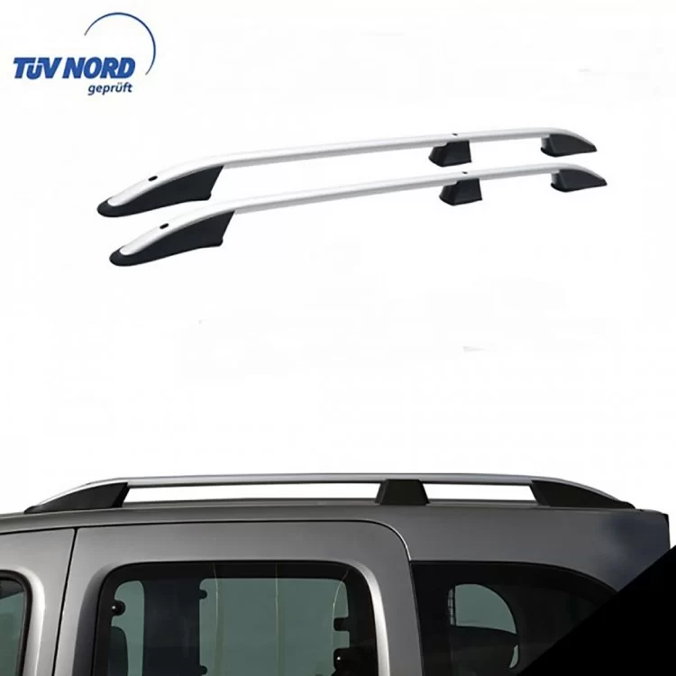 ΜΠΑΡΕΣ ΟΡΟΦΗΣ ΓΙΑ MERCEDES CITAN ELEGANCE W415 2013+ ΚΟΝΤΟ / RENAULT KANGOO 2008-2021 ΠΑΡΑΛΛΗΛΕΣ ΑΛΟΥΜΙΝΙΟΥ ΑΣΗΜΙ