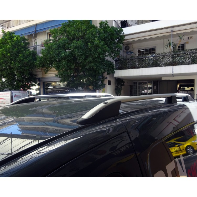 ΜΠΑΡΕΣ ΟΡΟΦΗΣ ΓΙΑ MERCEDES CITAN ELEGANCE W415 2013+ ΚΟΝΤΟ / RENAULT KANGOO 2008-2021 ΠΑΡΑΛΛΗΛΕΣ ΑΛΟΥΜΙΝΙΟΥ ΑΣΗΜΙ