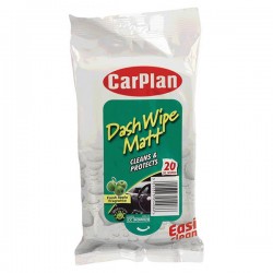 CarPlan - ΥΓΡΑ ΜΑΝΤΗΛΑΚΙΑ ΚΑΘΑΡΙΣΜΟΥ ΠΛΑΣΤΙΚΩΝ ΜΕΡΩΝ/ΤΑΜΠΛΟ/ PVC/ΒΙΝΥΛΙΟ ΑΡΩΜΑ ΜΗΛΟ 20ΤΕΜ CARPLAN DASH WIPE MATT - 1 τεμ. (CP-MDW020)