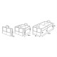 ORGANIZER ΠΟΡΤ ΜΠΑΓΚΑΖ DELUXE (L) 55 Χ 38 cm ORGANIZER ΠΟΡΤ ΜΠΑΓΚΑΖ DELUXE (L) 55 Χ 38 cm