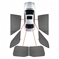 CarShades - ΚΟΥΡΤΙΝΑΚΙΑ  CAR SHADES ΓΙΑ AUDI Q3 5D 2018+ - 6 ΤΕΜ. (PVC.AU-Q3-5-B)