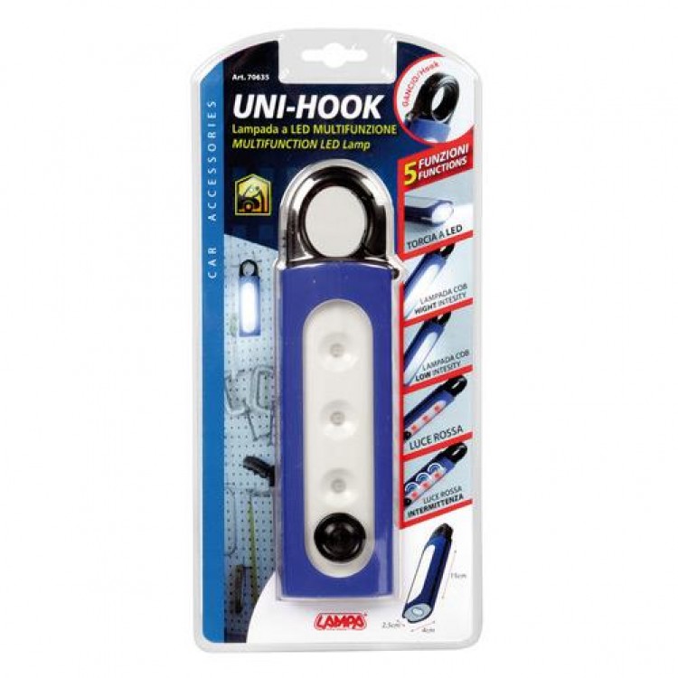 ΦΑΚΟΣ ΣΥΝΕΡΓΕΙΟΥ HOOK-LITE ΜΠΑΤΑΡΙΑΣ ΜΕ ΓΑΝΤΖΟ 5 ΛΕΙΤΟΥΡΓΙΕΣ 5LED 3W 180lm 7000K 40x25x150mm ΦΑΚΟΣ ΣΥΝΕΡΓΕΙΟΥ HOOK-LITE ΜΠΑΤΑΡΙΑΣ ΜΕ ΓΑΝΤΖΟ 5 ΛΕΙΤΟΥΡΓΙΕΣ 5LED 3W 180lm 7000K 40x25x150mm