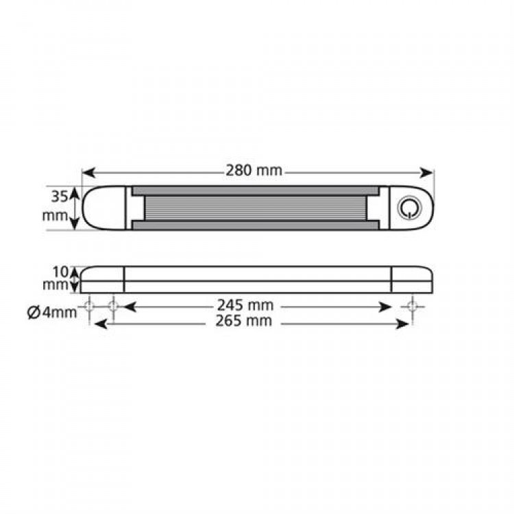 ΠΛΑΦΟΝΙΕΡΑ ΛΑΜΠΑ ΕΣΩΤΕΡΙΚΗ LUM-1 12LED ΛΕΥΚΟ 840lm 280mm 1ΤΕΜ.