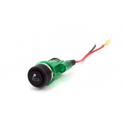 Amio - Κιτ αναπτήρα 12V Euro-Style με καλώδιο και ενσωματωμένο φωτισμό, περιλαμβάνει αρσενική και θηλυκή υποδοχή, ανθεκτική κατασκευή για ασφαλή τροφοδοσία ηλεκτρικών συσκευών σε αυτοκίνητα και τροχόσπιτα - 1 τεμ. (01260/AM) Amio - Κιτ αναπτήρα 12V Euro-Style με καλώδιο και ενσωματωμένο φωτισμό, περιλαμβάνει αρσενική και θηλυκή υποδοχή, ανθεκτική κατασκευή για ασφαλή τροφοδοσία ηλεκτρικών συσκευών σε αυτοκίνητα και τροχόσπιτα - 1 τεμ. (01260/AM)