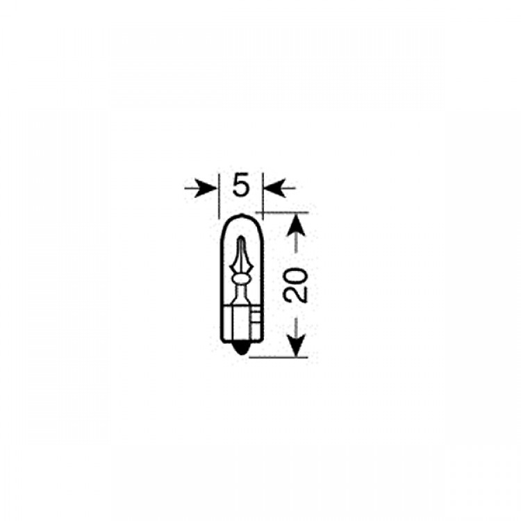 ΛΑΜΠΑ ΨΕΙΡΑ ΑΚΑΛΥΚΗ 12V/1.2W Τ5 W2x4.6d ΔΙΑΦΑΝΗ 10τεμ. ΛΑΜΠΑ ΨΕΙΡΑ ΑΚΑΛΥΚΗ 12V/1.2W Τ5 W2x4.6d ΔΙΑΦΑΝΗ 10τεμ.