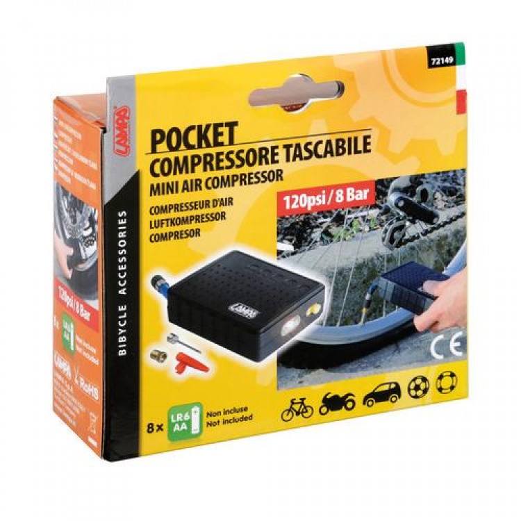 ΚΟΜΠΡΕΣΕΡ ΑΕΡΑ ΠΟΔΗΛΑΤΟΥ/ΜΟΤΟ POCKET ΜΕ LED ΚΟΜΠΡΕΣΕΡ ΑΕΡΑ ΠΟΔΗΛΑΤΟΥ/ΜΟΤΟ POCKET ΜΕ LED