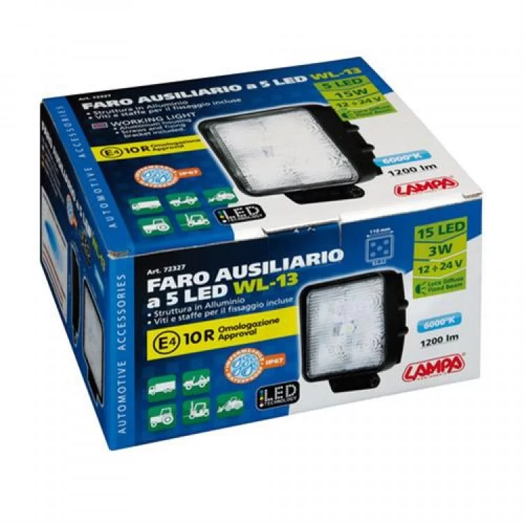 ΠΡΟΒΟΛΕΑΣ ΕΡΓΑΣΙΑΣ WL-13 15W 1200LM 12/24V ΜΕ 5 LED 10-30V 6.000K (110x140x45mm) ΦΩΣ ΔΙΑΘΛΑΣΗΣ -1ΤΕΜ. ΠΡΟΒΟΛΕΑΣ ΕΡΓΑΣΙΑΣ WL-13 15W 1200LM 12/24V ΜΕ 5 LED 10-30V 6.000K (110x140x45mm) ΦΩΣ ΔΙΑΘΛΑΣΗΣ -1ΤΕΜ.