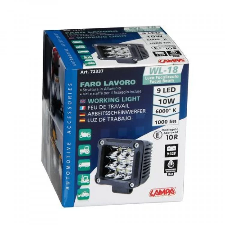 ΠΡΟΒΟΛΕΑΣ ΕΡΓΑΣΙΑΣ ΤΕΤΡΑΓΩΝΟΣ WL-18 9LED 10W 1000lm 9-32V (52 x 62 x 47 mm) ΚΑΡΦΙ -1 ΤΕΜ. ΠΡΟΒΟΛΕΑΣ ΕΡΓΑΣΙΑΣ ΤΕΤΡΑΓΩΝΟΣ WL-18 9LED 10W 1000lm 9-32V (52 x 62 x 47 mm) ΚΑΡΦΙ -1 ΤΕΜ.