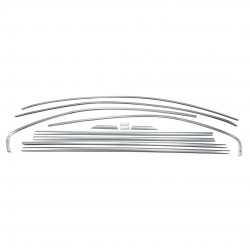 TRIM  ΠΑΡΑΘΥΡΩΝ ΑΥΤΟΚΟΛΛΗΤΑ ΧΡΩΜΙΟΥ 12ΤΕΜ. ΓΙΑ VW JETTA 4D 2011+
