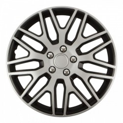 Amio - ΤΑΣΙΑ 14" DAKAR NC ΜΑΥΡΟ/ΑΣΗΜΙ - ΣΕΤ 4 ΤΕΜ ΣΕ ΚΟΥΤΙ (8491/AM)