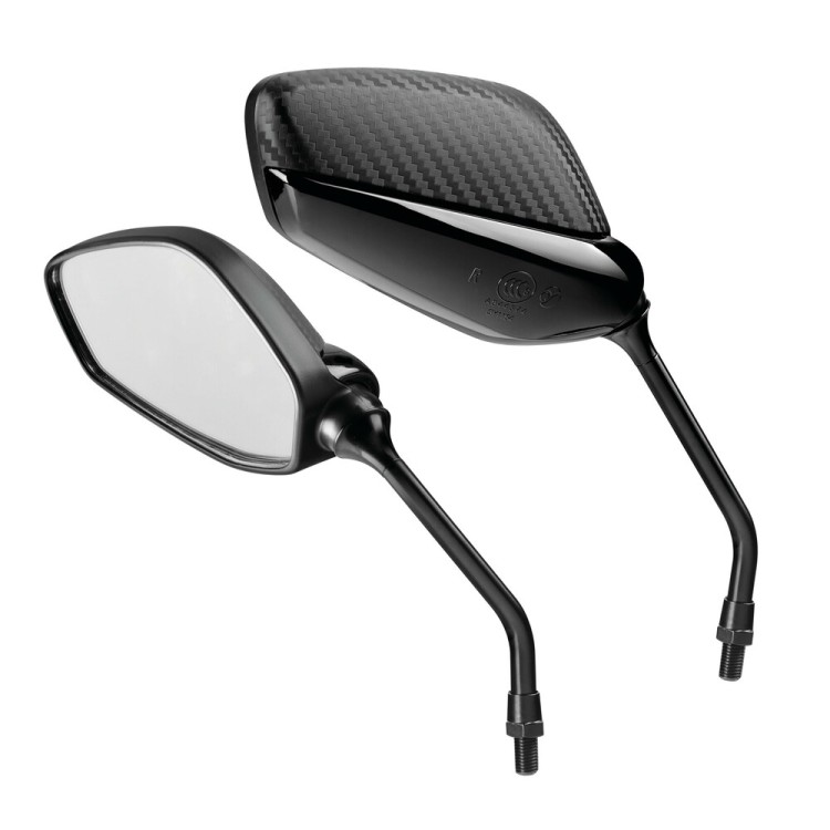 ΚΑΘΡΕΠΤΕΣ MOTO M10x1,25 ΜΑΥΡΟ/ CARBON ΧΡΩΜΑ SPLINTER LAMPA - 2 ΤΕΜ. ΚΑΘΡΕΠΤΕΣ MOTO M10x1,25 ΜΑΥΡΟ/ CARBON ΧΡΩΜΑ SPLINTER LAMPA - 2 ΤΕΜ.