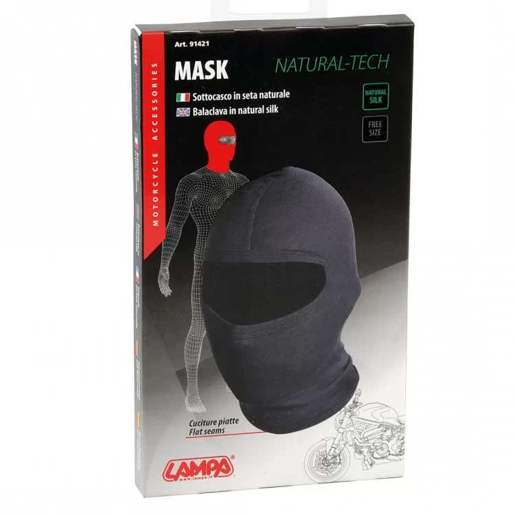 ΜΠΑΛΑΚΛΑΒΑ MASK-PLUS ΜΑΥΡΗ 100% SILK (ΜΕΤΑΞΩΤΗ) ΜΠΑΛΑΚΛΑΒΑ MASK-PLUS ΜΑΥΡΗ 100% SILK (ΜΕΤΑΞΩΤΗ)