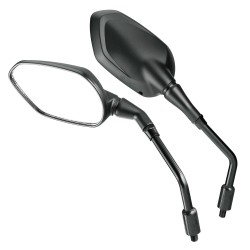 ΚΑΘΡΕΠΤΕΣ MOTO EXTER M10x1,25 DX+SX ΣΕ ΜΑΥΡΟ ΧΡΩΜΑ LAMPA - 2 ΤΕΜ.
