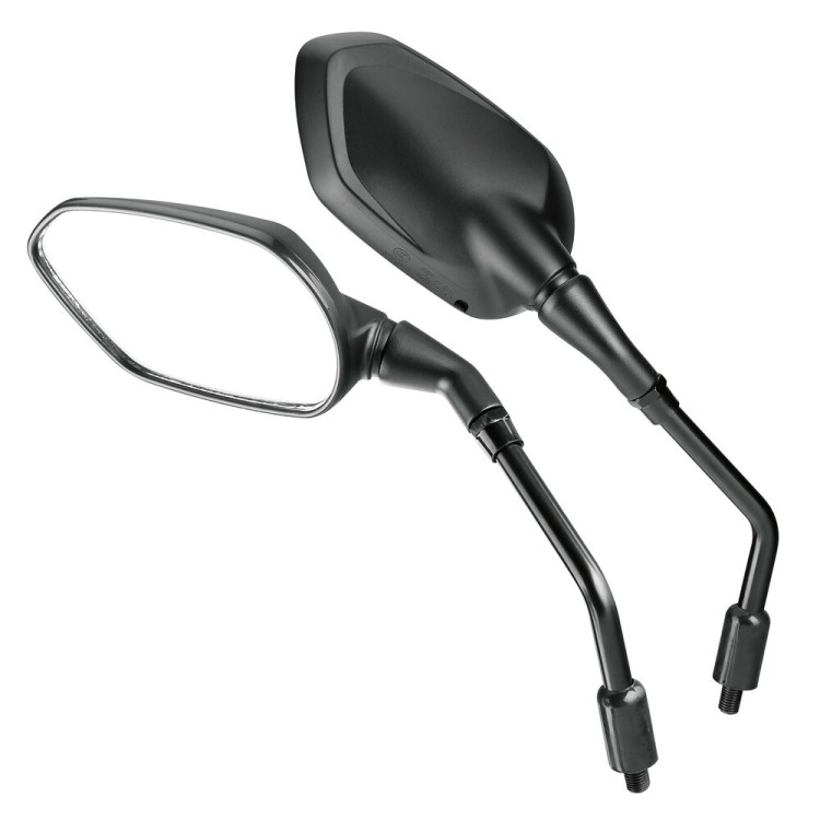 ΚΑΘΡΕΠΤΕΣ MOTO EXTER M10x1,25 DX+SX ΣΕ ΜΑΥΡΟ ΧΡΩΜΑ LAMPA - 2 ΤΕΜ.