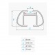 ΜΠΑΡΕΣ ΟΡΟΦΗΣ ΑΛΟΥΜΙΝΙΟΥ PENTA L 127 cm RACK SYSTEM MENABO (STANDARD - RAISED/FLUSH RAILS) - 2 ΤΕΜ. ΜΠΑΡΕΣ ΟΡΟΦΗΣ ΑΛΟΥΜΙΝΙΟΥ PENTA L 127 cm RACK SYSTEM MENABO (STANDARD - RAISED/FLUSH RAILS) - 2 ΤΕΜ.