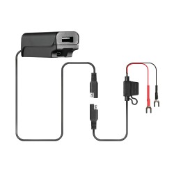Αδιάβροχος Φορτιστής Κινητού Trek X 12/24V 48W της σειράς Optiline με 2 θύρες USB Type A και USB Type C, Καλώδιο 180 cm, Βύσμα SAE και Ακροδέκτες, Ασφάλεια, Αδιαβροχοποίηση IPX6, συμβατό με Βάσεις Στήριξης, Θήκες ή Αντάπτορες Κινητού Optiline Αδιάβροχος Φορτιστής Κινητού Trek X 12/24V 48W της σειράς Optiline με 2 θύρες USB Type A και USB Type C, Καλώδιο 180 cm, Βύσμα SAE και Ακροδέκτες, Ασφάλεια, Αδιαβροχοποίηση IPX6, συμβατό με Βάσεις Στήριξης, Θήκες ή Αντάπτορες Κινητού Optiline