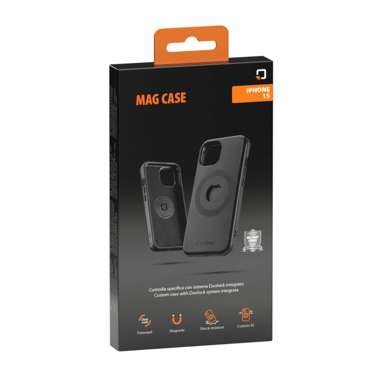 Θήκη Κινητού Mag Case iPhone της σειράς Optiline για Apple iPhone 15 MagSafe Τεχνολογίας με 34 μαγνήτες και Δυνατότητα Ασύρματης Φόρτισης συμβατή με Βάσεις Στήριξης Κινητού Optiline για Μηχανή με σύστημα Duolock Θήκη Κινητού Mag Case iPhone της σειράς Optiline για Apple iPhone 15 MagSafe Τεχνολογίας με 34 μαγνήτες και Δυνατότητα Ασύρματης Φόρτισης συμβατή με Βάσεις Στήριξης Κινητού Optiline για Μηχανή με σύστημα Duolock