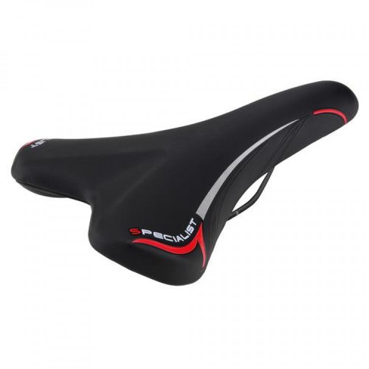 Σέλα ποδηλάτου (270x150mm /450gr ) μαύρη/κόκκινη Dynamic MTB/Racing S-8 Selle/Saddles Specialist Σέλα ποδηλάτου (270x150mm /450gr ) μαύρη/κόκκινη Dynamic MTB/Racing S-8 Selle/Saddles Specialist
