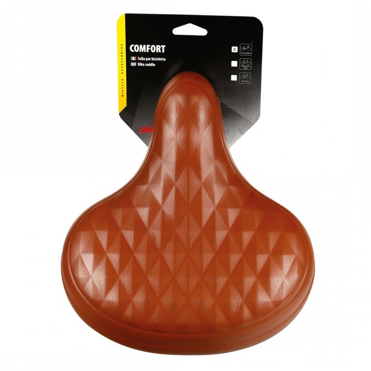 Σέλα ποδηλάτου με διπλά ελατήρια (260x255mm/1020gr) καφέ Relax City S-14 Selle/Saddles Specialist Σέλα ποδηλάτου με διπλά ελατήρια (260x255mm/1020gr) καφέ Relax City S-14 Selle/Saddles Specialist