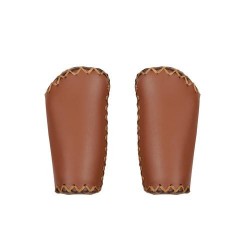 ΧΕΙΡΟΛΑΒΕΣ ΠΟΔΗΛΑΤΟΥ ΔΕΡΜΑΤΙΝΑ VINTAGE 92+92mm 22mm (GRIP SHIFT) ΚΑΦΕ 2ΤΕΜ.