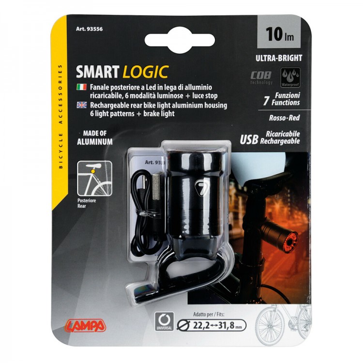 ΦΩΣ ΠΟΔΗΛΑΤΟΥ ΠΙΣΩ SMART-LOGIC ΚΟΚΚΙΝΟ ΦΩΣ COB-LED 10lm ΦΟΡΤΙΣΗ ΜΕ USB ΦΩΣ ΠΟΔΗΛΑΤΟΥ ΠΙΣΩ SMART-LOGIC ΚΟΚΚΙΝΟ ΦΩΣ COB-LED 10lm ΦΟΡΤΙΣΗ ΜΕ USB