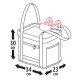 ΤΣΑΝΤΑ ΠΟΔΗΛΑΤΟΥ ΜΕ ΚΛΙΠ EASY-BASKET 14L 34x30x23cm MAX 5kg ΤΣΑΝΤΑ ΠΟΔΗΛΑΤΟΥ ΜΕ ΚΛΙΠ EASY-BASKET 14L 34x30x23cm MAX 5kg