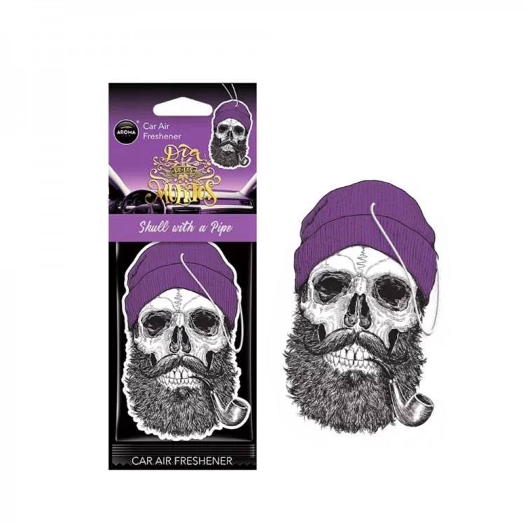 ΑΡΩΜΑΤΙΚΟ ΚΡΕΜΑΣΤΟ AROMA CAR MUERTOS SKULL WITH A PIPE CORAL STUFF ΑMiO - 1 TEM. ΑΡΩΜΑΤΙΚΟ ΚΡΕΜΑΣΤΟ AROMA CAR MUERTOS SKULL WITH A PIPE CORAL STUFF ΑMiO - 1 TEM.