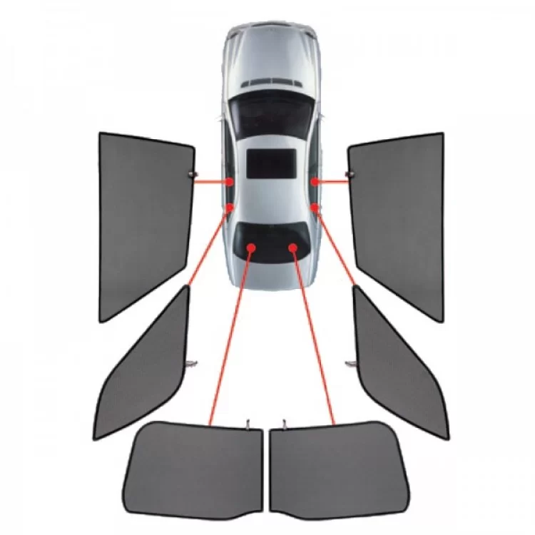 ΚΟΥΡΤΙΝΑΚΙΑ ΜΑΡΚΕ CAR SHADES ΓΙΑ HYUNDAI i30 5p 3/12+ - 6 ΤΕΜ.