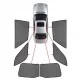 ΚΟΥΡΤΙΝΑΚΙΑ ΜΑΡΚΕ CAR SHADES ΓΙΑ HYUNDAI i30 5p 3/12+ - 6 ΤΕΜ.