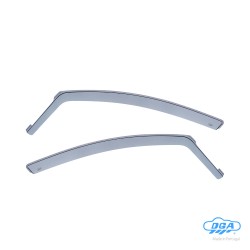 ΖΕΥΓΑΡΙ ΜΠΡΟΣΤΙΝΟΙ ΑΝΕΜΟΘΡΑΥΣΤΕΣ ΓΙΑ OPEL CORSA D 5D 2006-2014 / CORSA E 5D 2014-2019 ΑΠΟ ΕΥΚΑΜΠΤΟ ΧΥΤΟ ΑΚΡΥΛΙΚΟ ΓΥΑΛΙ  (CAST ACRYLIC GLASS) DGA - 2 ΤΕΜ.