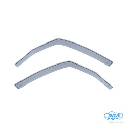 ΖΕΥΓΑΡΙ ΜΠΡΟΣΤΙΝΟΙ ΑΝΕΜΟΘΡΑΥΣΤΕΣ ΓΙΑ SUZUKI SX4 2008-2009 5D / FIAT SEDICI 5D 2007+ ΑΠΟ ΕΥΚΑΜΠΤΟ ΧΥΤΟ ΑΚΡΥΛΙΚΟ ΓΥΑΛΙ DGA - 2 ΤΕΜ.