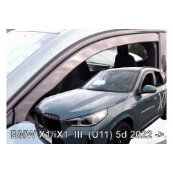 ΑΝΕΜΟΘΡΑΥΣΤΕΣ ΓΙΑ BMW X1 (U11) /iX1 5D 2022-2023  ΖΕΥΓΑΡΙ ΑΠΟ ΕΥΚΑΜΠΤΟ ΦΙΜΕ ΠΛΑΣΤΙΚΟ HEKO - 2 ΤΕΜ.
