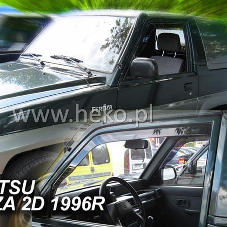 ΑΝΕΜΟΘΡΑΥΣΤΕΣ ΓΙΑ DAIHATSU FEROZA 2D 1989-1998 ΖΕΥΓΑΡΙ ΑΠΟ ΕΥΚΑΜΠΤΟ ΦΙΜΕ ΠΛΑΣΤΙΚΟ HEKO - 2 ΤΕΜ. ΑΝΕΜΟΘΡΑΥΣΤΕΣ ΓΙΑ DAIHATSU FEROZA 2D 1989-1998 ΖΕΥΓΑΡΙ ΑΠΟ ΕΥΚΑΜΠΤΟ ΦΙΜΕ ΠΛΑΣΤΙΚΟ HEKO - 2 ΤΕΜ.