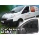 ΑΝΕΜΟΘΡΑΥΣΤΕΣ ΓΙΑ PEUGEOT EXPERT 2007-2016 / JUMPY 4D 2007-2016 / SCUDO 2007-2016 / PROACE 4D 2013-2016 ΖΕΥΓΑΡΙ ΑΠΟ ΕΥΚΑΜΠΤΟ ΦΙΜΕ ΠΛΑΣΤΙΚΟ HEKO - 2 ΤΕΜ.